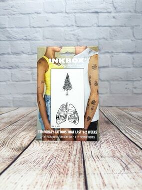 New Inkbox Temporary Tattoos for Now LUNGS & TREE